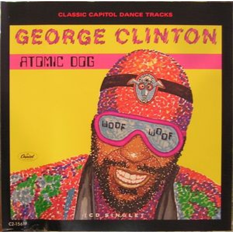 Pファンク e Clinton 直筆サイン Atomic Dog CD George Clinton - Atomic Dog (IMPORTADO)